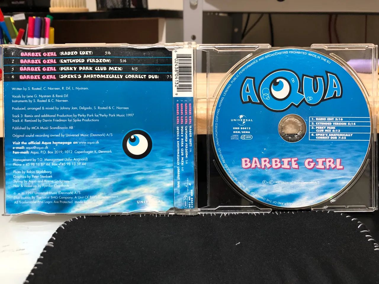 CD SINGLE AQUA BARBIE GIRL REMIXES - Foto 3