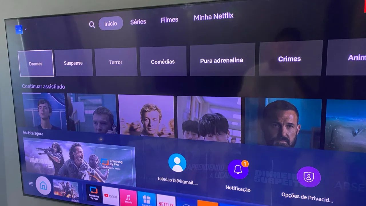 Smart tv Samsung 65 polegadas crystal - Foto 2