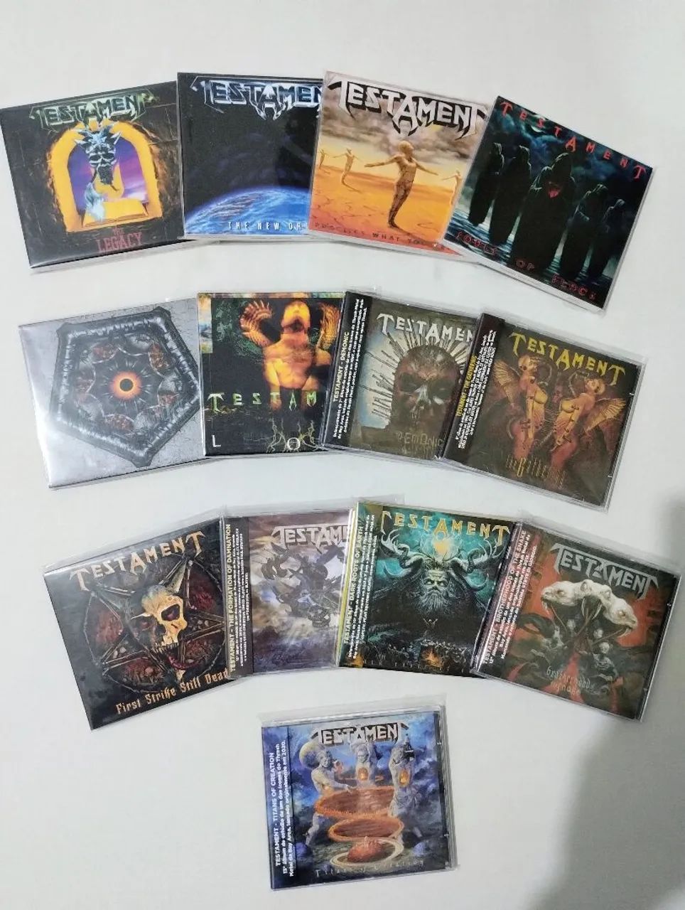 Coleção CDs Testament (1987-2020), 13 CDs Originais