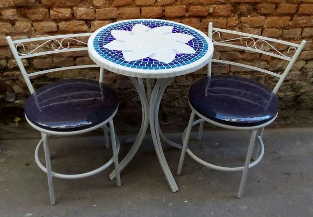 Conjunto Mesa Mosaico - Foto 4
