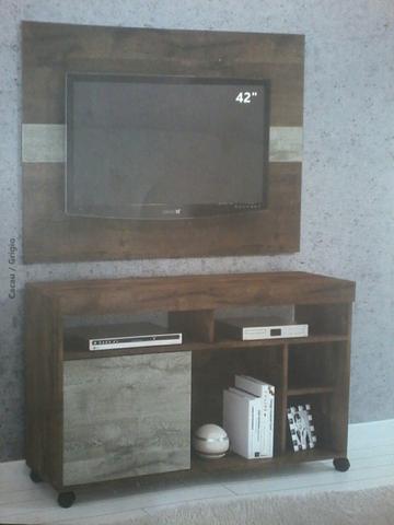 Promocao conjunto painel e rack incluso suporte tv (novo)caixa 350,00 no dinheiro - Foto 2