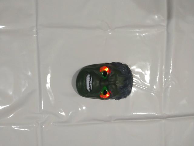 Máscara de PVC do Hulk, com lâmpada de led, piscando - Foto 2