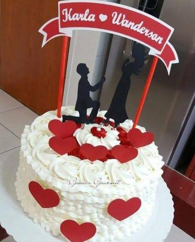 Bolos decorados com chantilly - Foto 5