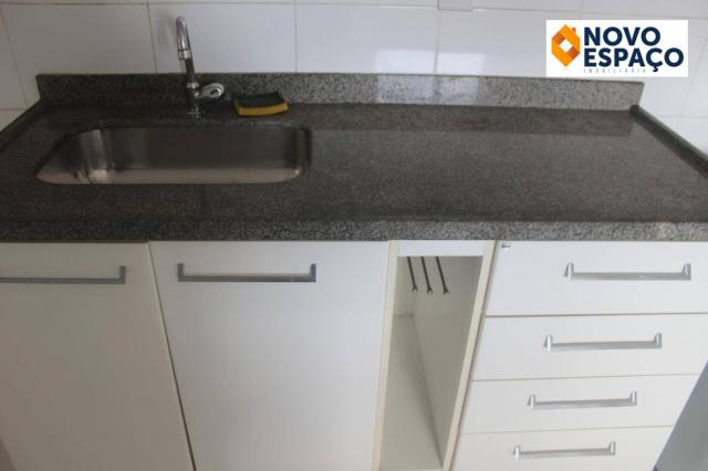 Apartamento com 2 dormitórios para alugar, 70 m² por R$ 1.000/mês - Centro - Campos dos Go - Foto 15