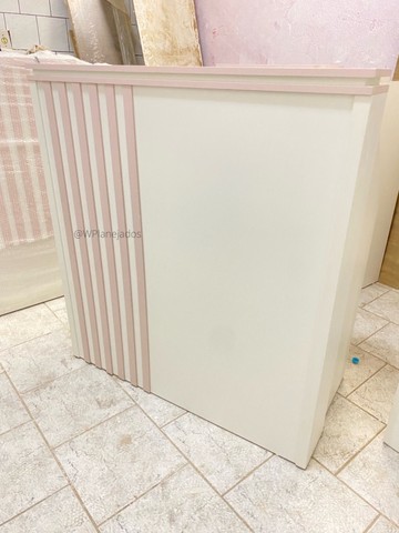 Balcão Rosa e Branco - Lojas - Consultórios - Escritórios - Foto 3