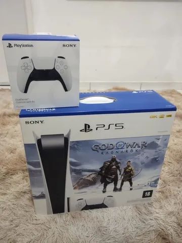 Console Mídia Física Com God Of War Ragnarok Playstation 5 Cor Branco