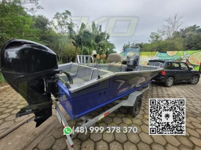 Barco Oceania 2018 Mercury 60Hp 4T Reboque 2020 Galvanizado - Foto 4