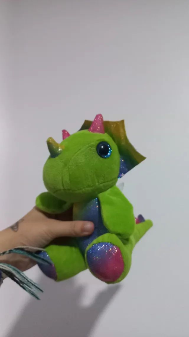 1 peça Brinquedo de pelúcia para animal de estimação dinossauro de