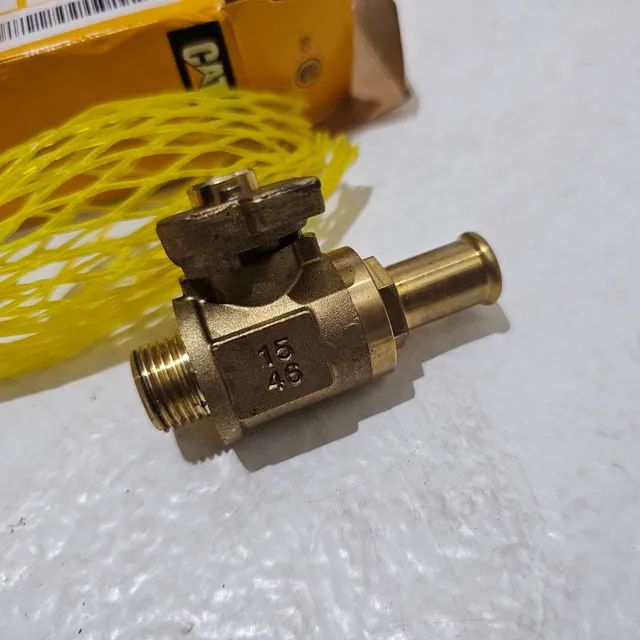 Compactador mini carregadeira caterpillar valvula dreno nova 3124560  - Foto 3