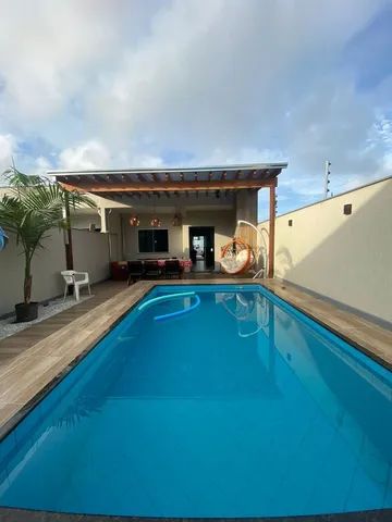 CASA NA PRAIA GUARATUBA A 300 MTS DO MAR COM PISCINA AQUECIDA.  - Foto 6