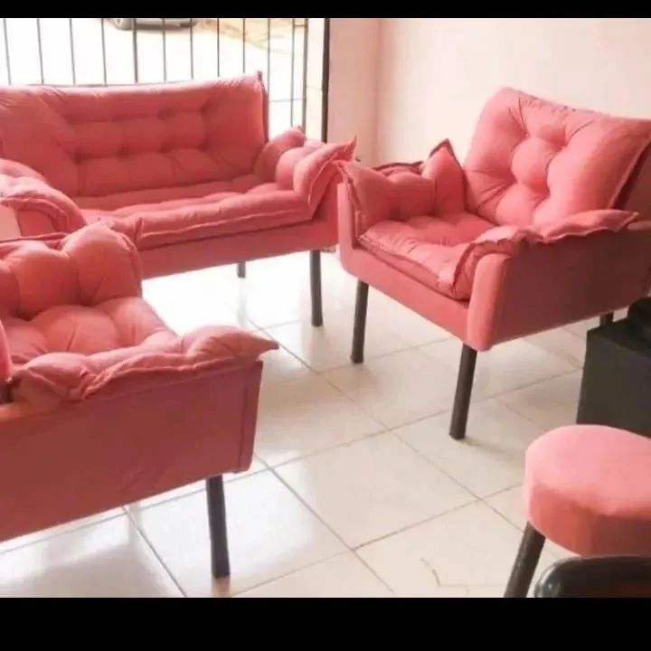 Conjunto de poltronas decorativas super confortável 