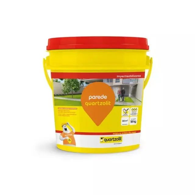 Impermeabilizante de parede 18kg Quartzolit - Foto 2