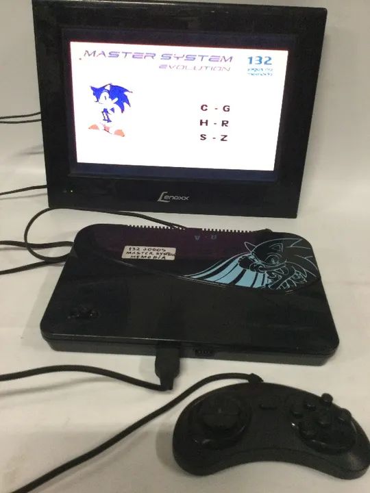 video game original master system + 132 jogos - Foto 2