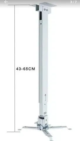 Suporte universal para projetor branco - Foto 4