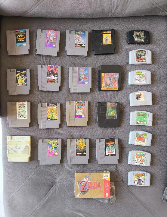 Jogos de Nintendinho Nes e Nintendo 64. Faço envio Leia o anúncio