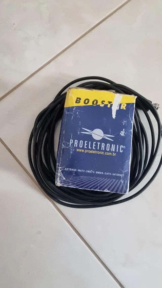 Boster 36 db + 6m de cabo. Usado - Foto 3