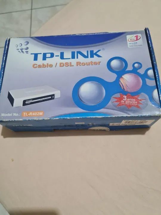 Tp link apenas cabo na caixa novíssimo 