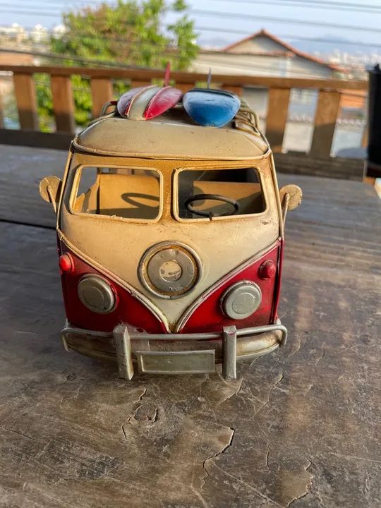 CARRINHO KOMBI VERMELHA  - Foto 2