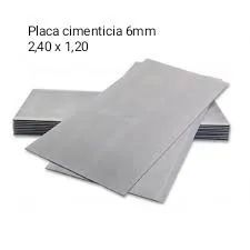 Placa cimenticia 6mm 