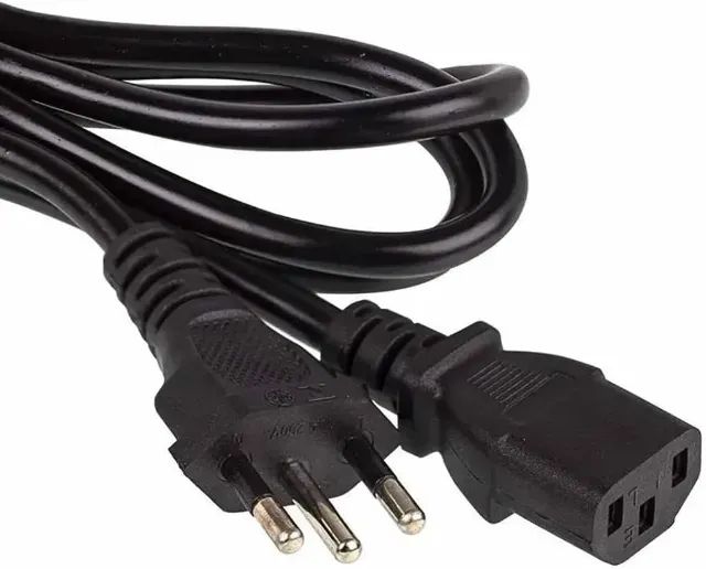 Cabo de força energia p/ computador cpu e Tv