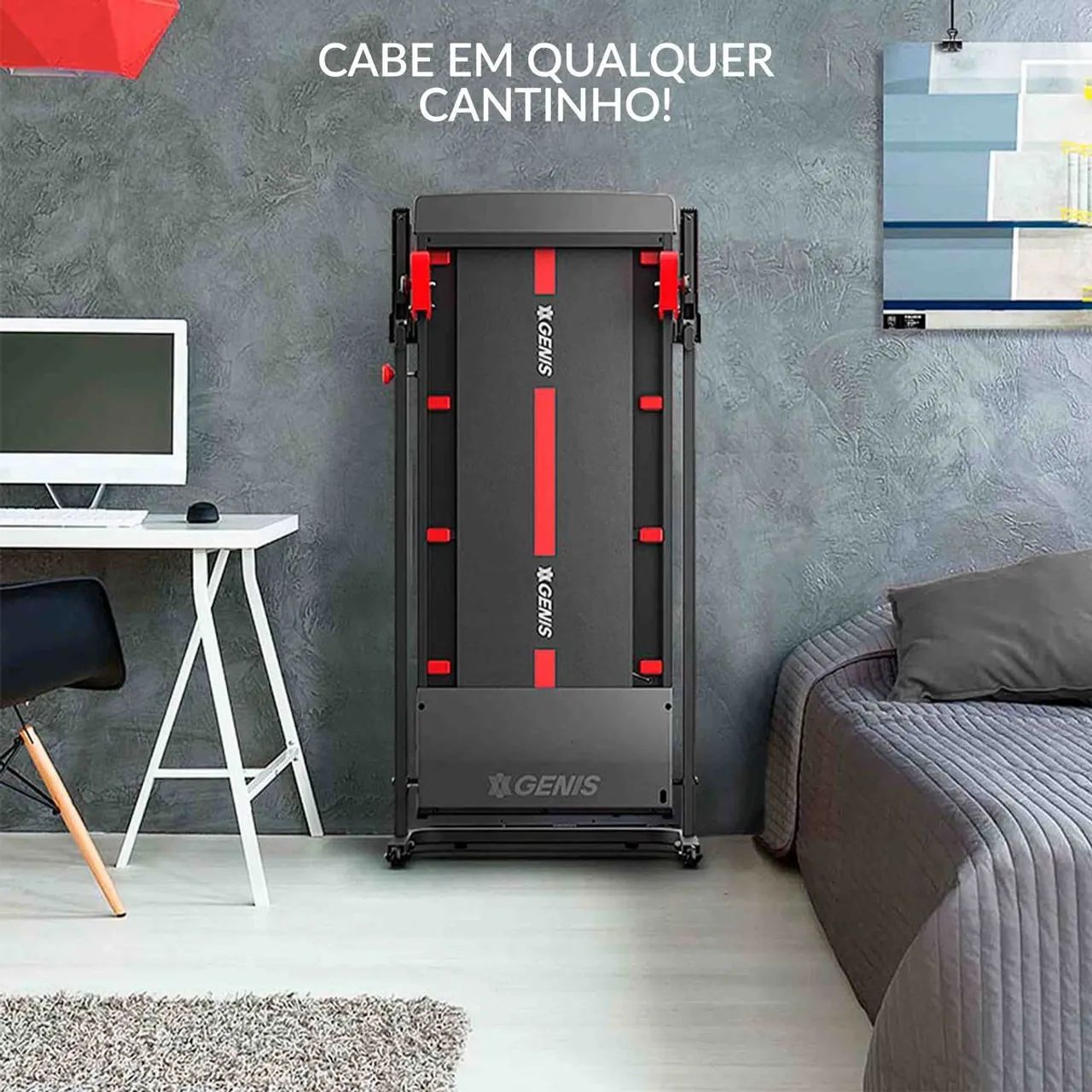 Esteira Dobrável Genis Usada apenas 7 vezes