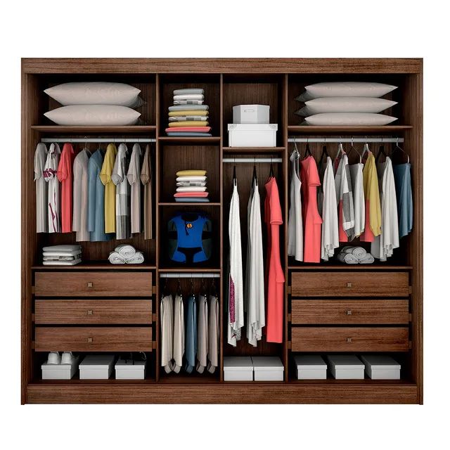 Guarda Roupa Cumaru Ripado 100%MDF t54 - Foto 2
