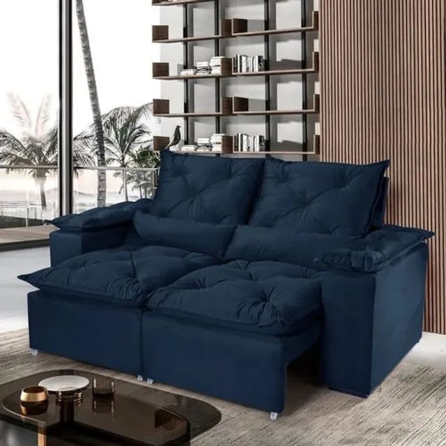 sala sofa retratil e reclinavel de 230 cm 