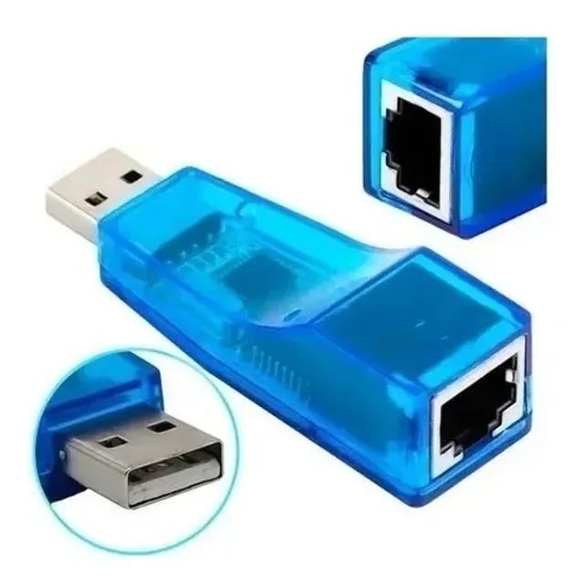 Adaptador Placa de rede USB para RJ45