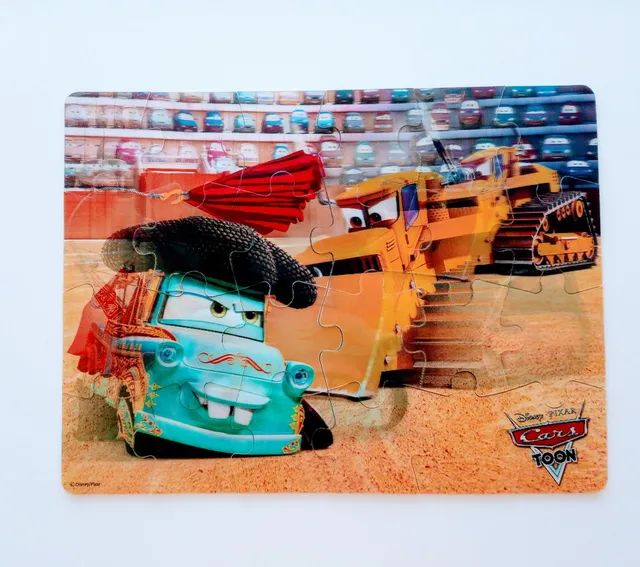 Desapego - Cars Toon 3 D, Quebra Cabeça.