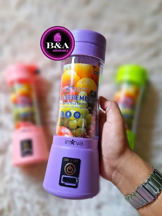 Liquidificador Portátil Recarregável Mixer Joice Cup  - Foto 3