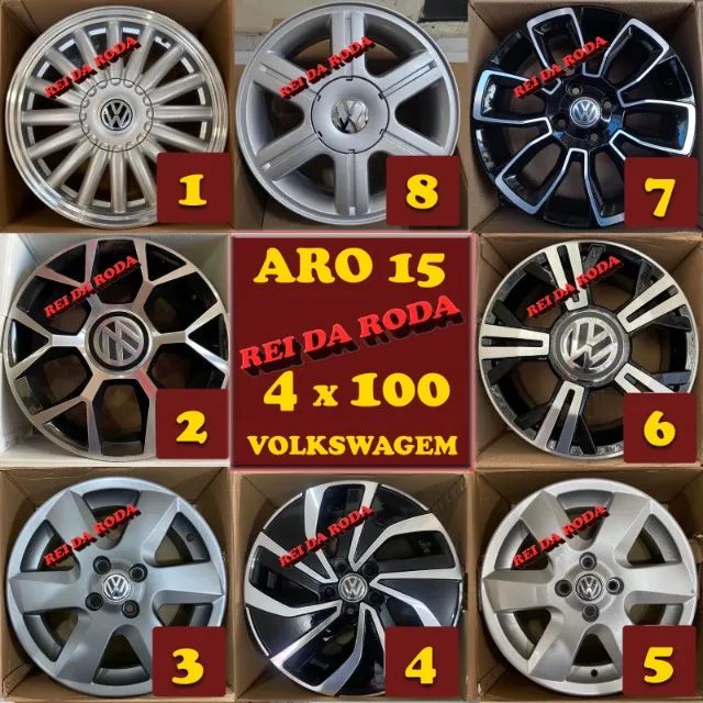 Jogo de Rodas - Volkswagen - ARO15 - Marcas Variadas!! A partir R$2.290