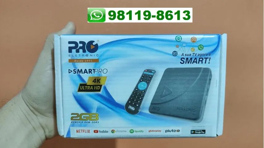 Tv box Smart Pró Eletronic Smartpro Prosb-3000 Homologado pela Anatel