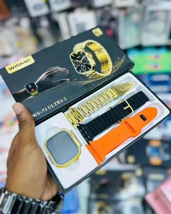 Smartwatch  Série 9 Dourado ws 71 - Foto 3