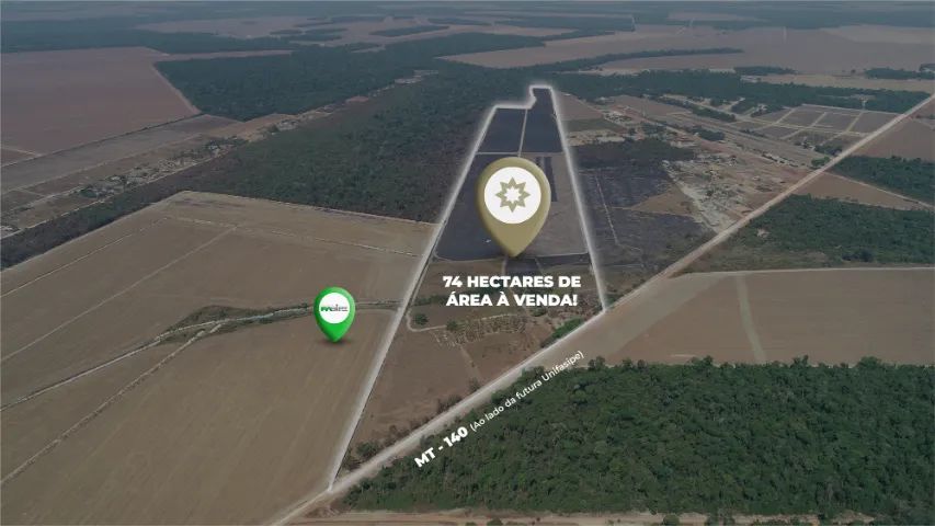 Condomínio fechado aprovado de 74 Hectares Canarinho em Sinop, MT