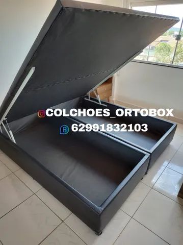 Cama Box baú Queen Size estrutura reforçada - Foto 2