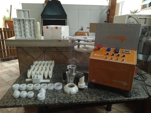 Máquina de Salgados Interlaser + Mesa tampo granito