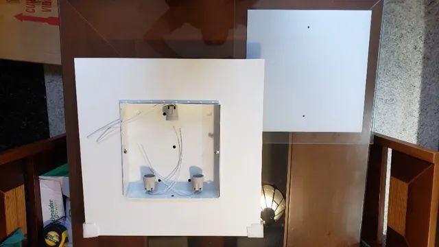 Plafon Mona Lisa Quadrado Branco 57x57 - Foto 5