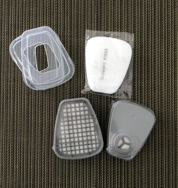Máscara de proteção respiratória para pintura - Foto 3
