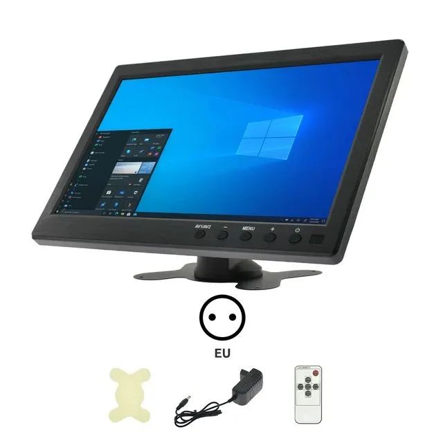 Monitor Portátil LCD com HDMI, VGA, AV/RCA, USB para PC, Console, PS4, PS3, PS2 10,1" - Foto 4
