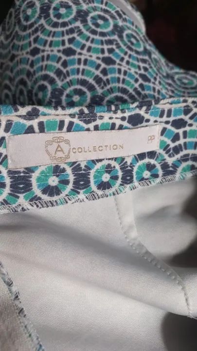 Saia estampada .Tom de azul  - Foto 3