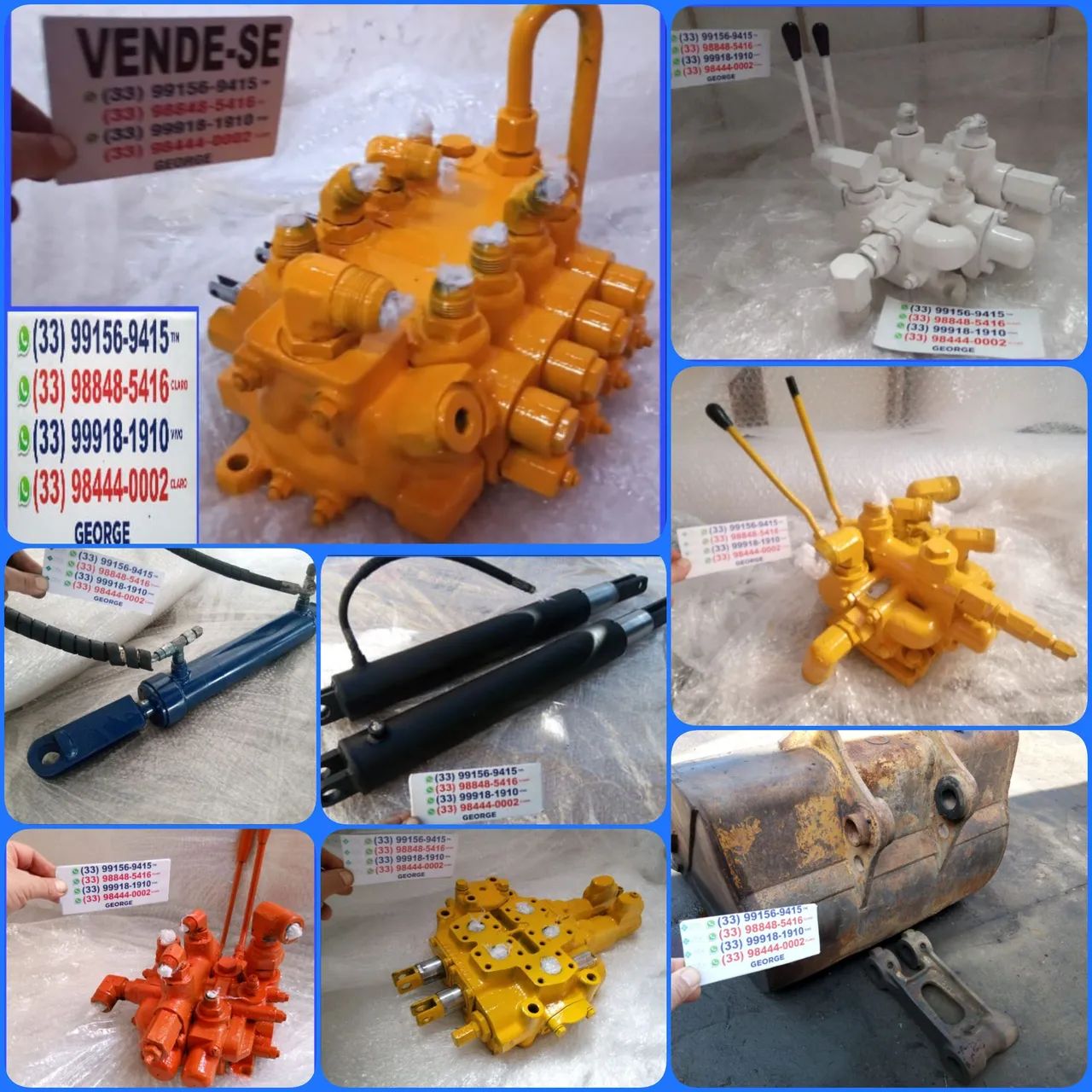 COMANDO HIDRÁULICO RETROESCAVADEIRA  - Foto 3