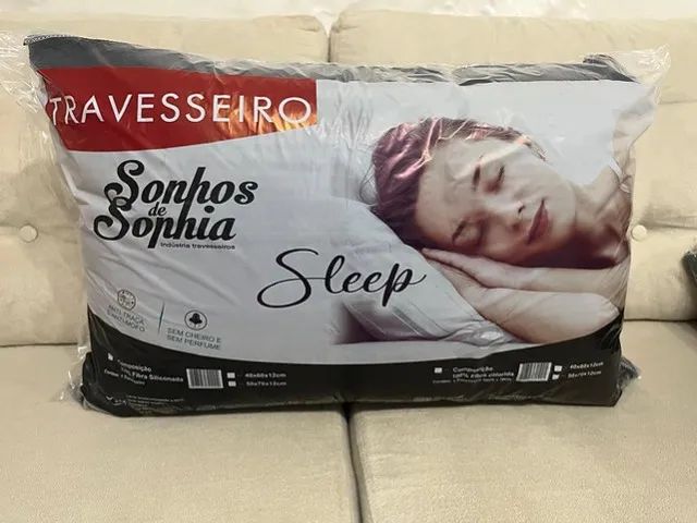 Travesseiro Sonhos de Sofia Sleep - Entrega grátis p/ Fortaleza