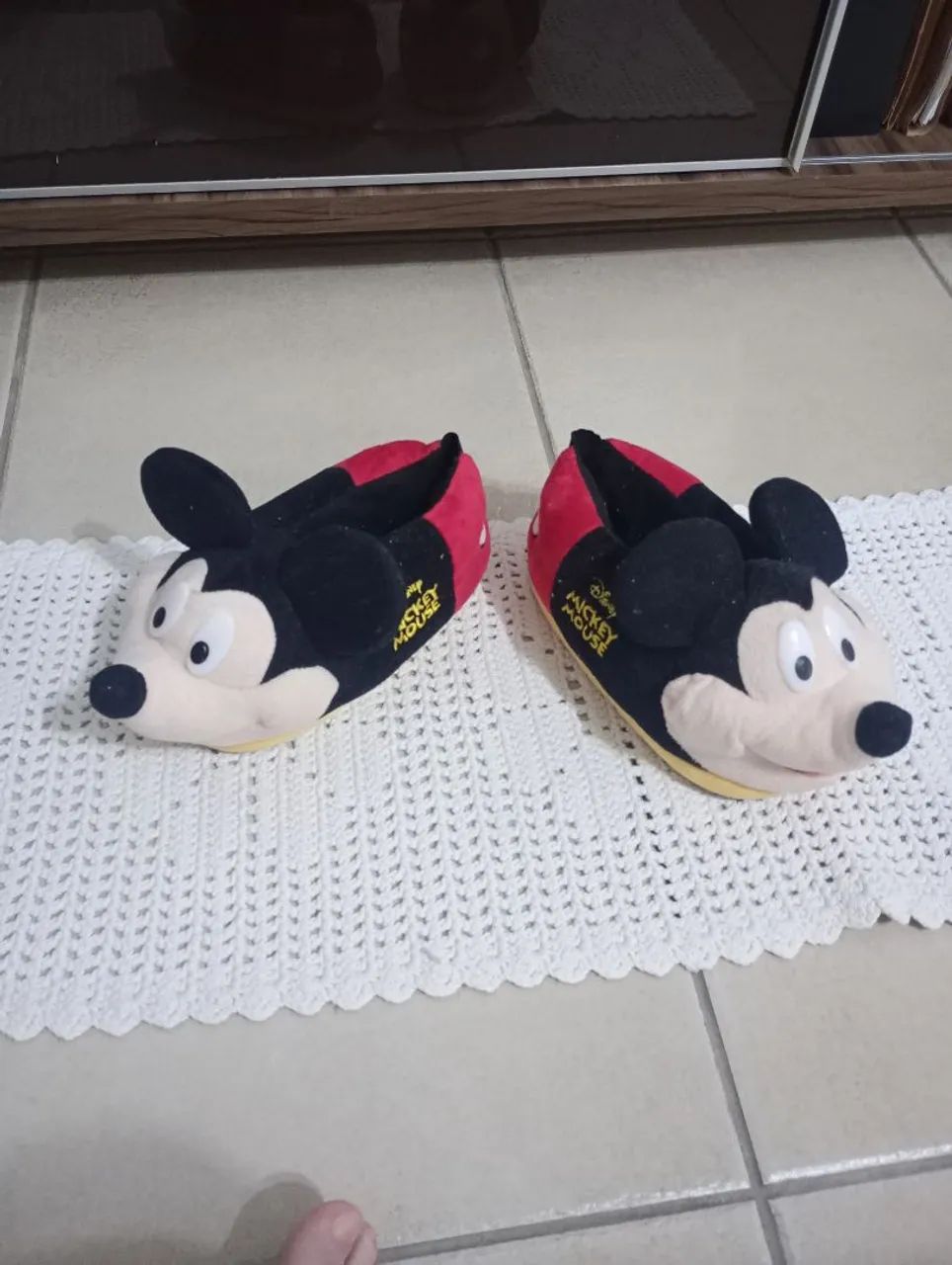 Pantufa Infantil Mickey Mouse