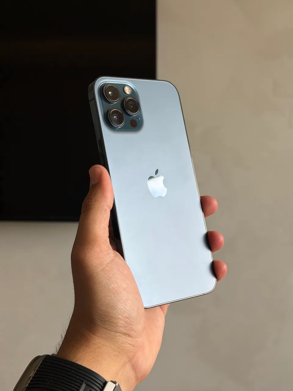 iPhone 12 Pro Max 256gb Azul seminovo  - Foto 2