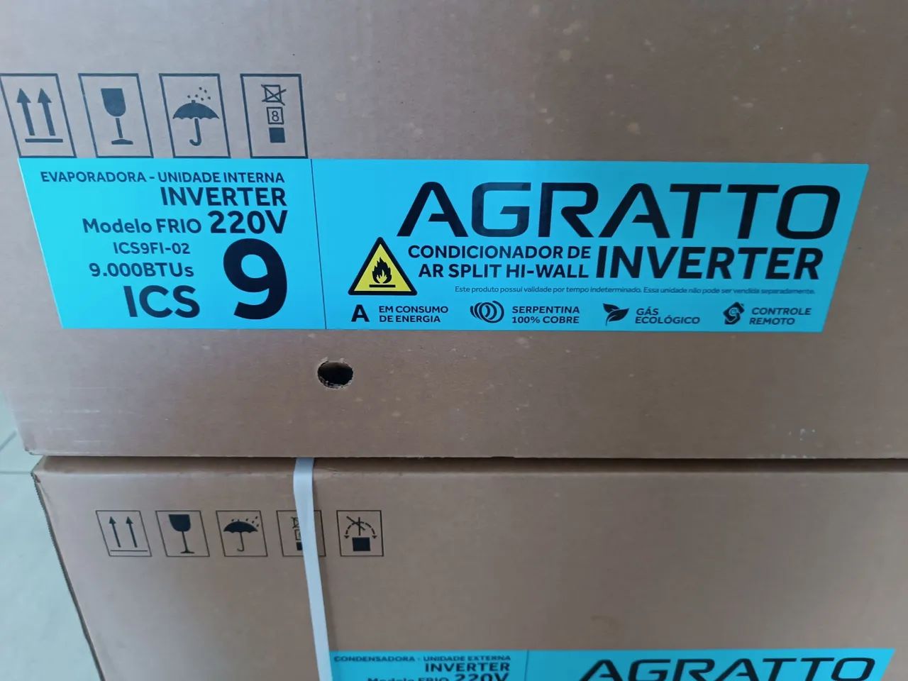 Ar Condicionado Split Inverter 9.000 BTUs Agratto  - Foto 2