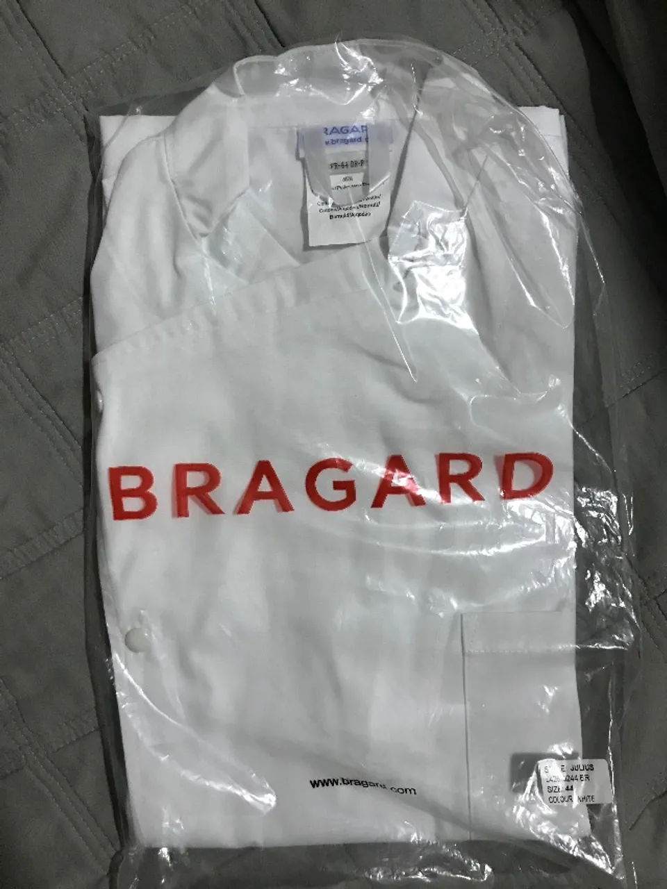 Dólmã e avental BRAGARD