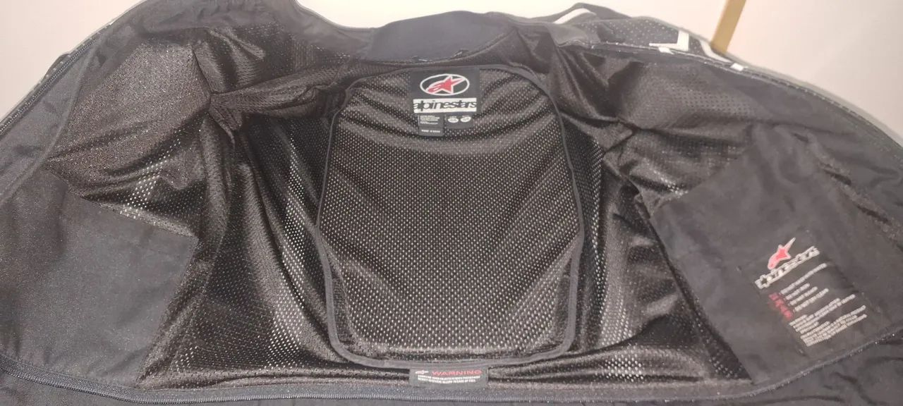Macacão de couro Alpinestars 54 sem detalhes  - Foto 3