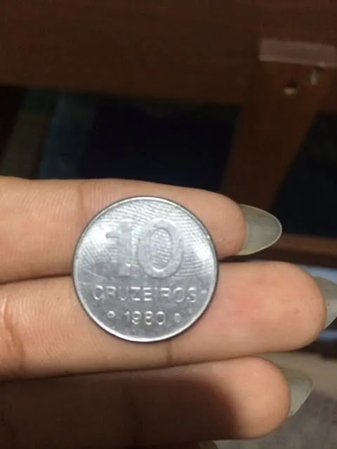 moeda de 10 cruzeiros de 1980