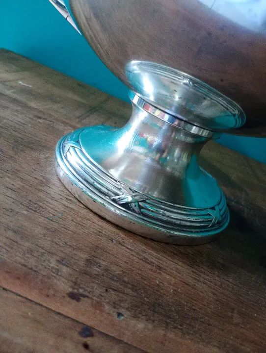 Antiga e Rara Sopeira Espessurado a Prata - Foto 2