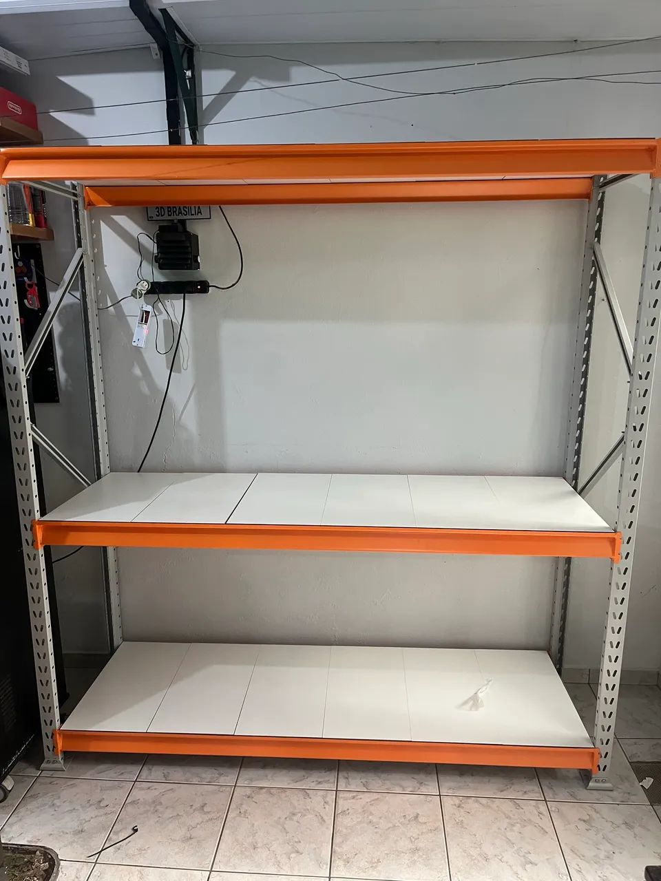 Mini porta pallet 200x180x60cm novo com mdf 